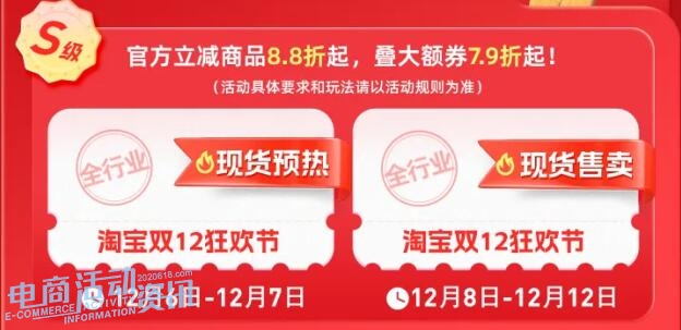 2025年12月淘宝天猫活动怎么参加最划算?S级大促淘宝双12、天猫双旦礼遇季/品类日/消费券攻略_专注全网优惠活动线报分享